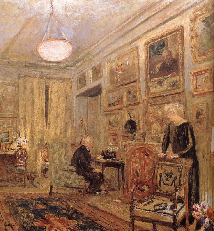 Edouard Vuillard Black in the room china oil painting image